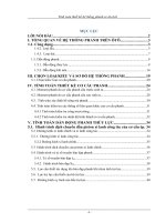 Tính toán thiết kế hệ thống phanh xe du lịch