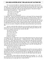 Phân tích ba khổ đầu bài thơ  Mùa xuân nho nhỏ  của Thanh Hải