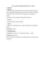 Giáo án hóa học lớp 8 chi tiết nhất