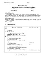 Giáo án môn Tập viết lớp 2 - hk I