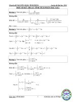 Một số kỹ thuật tính tích phân đặc sắc v1