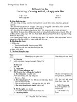 Giáo án môn Tập đọc lớp 2 - hk I