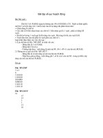 bài tóan tin mã vạch