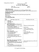 Giáo án môn Luyện từ và câu lớp 2 - hk I