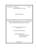 đánh giá đặc điểm lâm sàng, chẩn đoán hình ảnh và kết quả điều trị phẫu thuật gãy cột sống cổ kiểu tear-drop tại bệnh viện việt đức