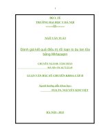 đánh giá kết quả điều trị rối loạn lo âu lan tỏa bằng mirtazapin bản này quan trọng hơn