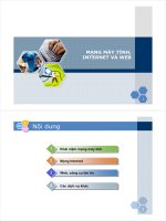 mạng máy tính internet và web