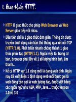 bài giảng giao thức http
