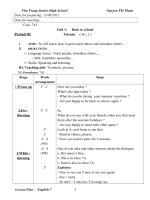 Giáo án tiếng anh 7 chi tiết