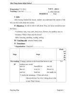 Giáo án tiếng anh 6 chi tiết từ tiết 33  65