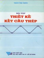 Những bài tập hướng dẫn tính toán nhà thép công nghiệp 1 tầng 1 nhịp