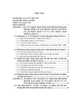 triển khai tính chi phí kinh doanh tại công ty cổ phần quản lý và xây dựng giao thông i sơn la