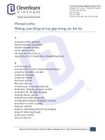Phrasal verb in English