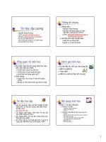 giáo trình tin học đại cương