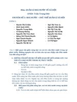 1.NHỮNG VẤN ĐỀ CHUNG VỀ MỐI QUAN HỆ GIỮA NĂNG LỰC, VAI TRÒ CỦA NHÀ NƯỚC TRONG SỰ PHÁT TRIỂN