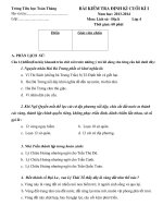 đề kiểm tra định kì cuối kì 1 lớp 4 trường tiểu học toàn thắng năm 2013 - 2014