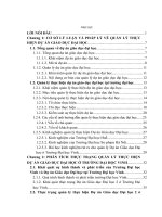 Hoàn thiện quản lý thực hiện dự án giáo dục đại học ở trường đại học vinh