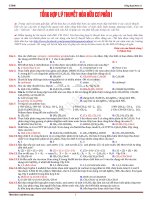 lý thuyết hóa hữu cơ