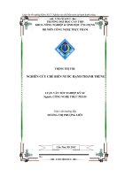 Nghiên cứu chế biến nước ép hạnh thanh trùng