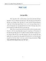 Thực trạng xuất khẩu hàng dệt may của việt nam sang các thị trường Mỹ, EU, Nhật bản