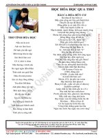 hóa học qua các bài thơ