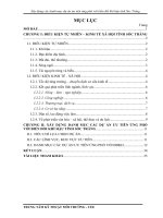 Chuyên đề xây dựng dự án ưu tiên ứng phó biến đổi khí hậu