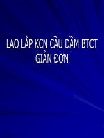 Lao lắp nhịp giản đơn
