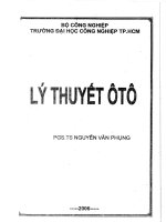 Lý thuyết ô tô   nguyễn văn phụng