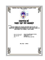 Hoàn thiện kế toán chi phí sản xuất và tính giá thành sản phẩm xây lắp tại công ty Liên hợp Xây dựng Vạn Cường