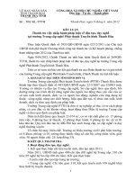 Mẫu kết luận thanh tra trường trung học phổ thông