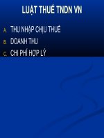 luật thuế thu nhập doanh nghiệp việt nam (free)