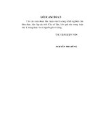 hoàn thiện tổ chức công tác kế toán chi phí và tính giá thành sản phẩm chè trong các doanh nghiệp sản xuất và chế biến chè trên địa bàn tỉnh thái nguyên