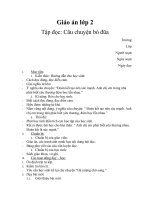 Giáo án tập đọc lớp 2