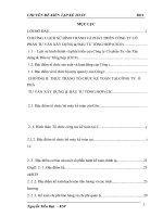 Thưc trạng tổ chức kế toán tại Công ty Cổ phần Tư vấn Xây dựng  Đầu tư Tổng hợp (CICO)