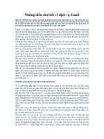 những điều cần biết vềdịch vụ email