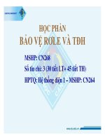 Giáo trình bảo vệ rờ le và tự động hóa