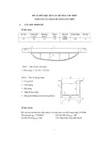 Đồ án môn học kết cấu bê tông cốt thép thiết kế cầu máng bê tông cốt thép