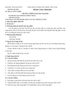 Ngân hàng câu hỏi các quá trình gia công