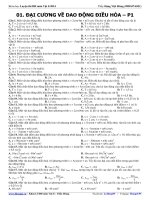 Đại cương dao động cơ  p1