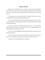 nghiên cứu phát triển sản phẩm nước táo pha sữa giàu probiotic tại công ty kirin acecook viet nam