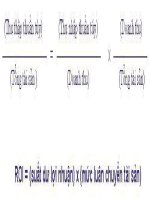 Phân tích báo cáo tài chính.