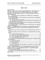 quy trình Tổ chức bộ máy kế toán và hệ thống kế toán tại Chi nhánh công ty cổ phần Bạch Đằng 10  Hải Phòng