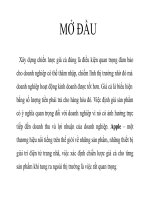 Xác định giá một số sản phẩm apple