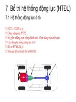 Bố trí hệ thống động lực trên ô tô