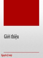 Chapter 1 giới thiệu nguyên lý máy