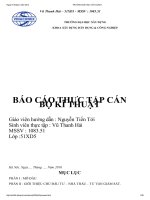BÁO CÁO THỰC TẬP CÁN BỘ KĨ THUẬT XÂY DƯNG CÔNG TRÌNH