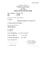 Luận án tốt nghiệp ngành điện tử viễn thông