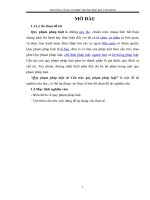 Quy phạm pháp luật và cấu trúc quy phạm pháp luật