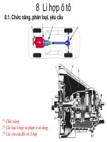 Bài giảng về Li hợp ô tô