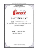 Tìm hiểu về giá cả và xác định giá cho một sản phẩm mới của apple